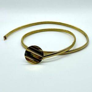 80’s Gold Stretch Belt
